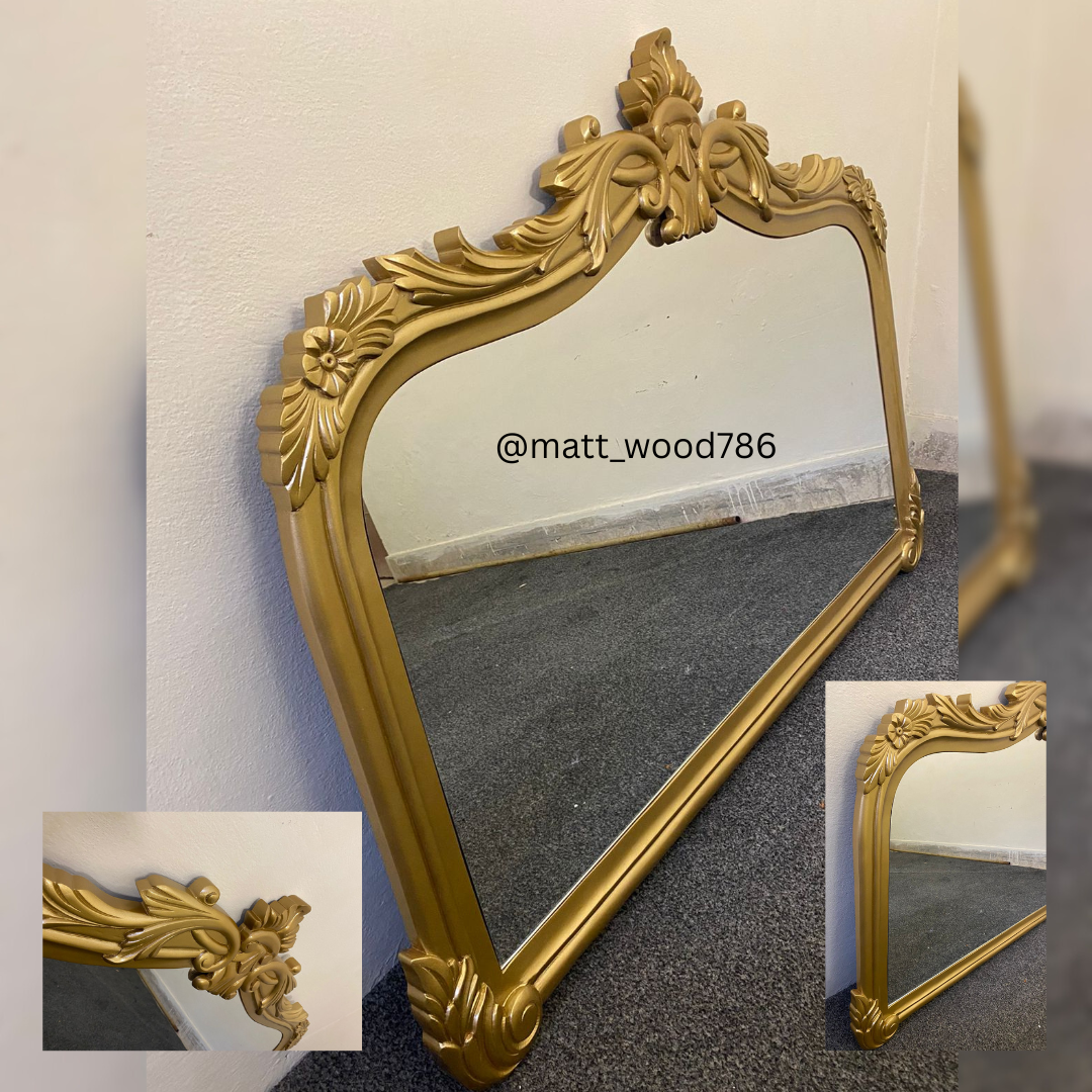 Royal crown mirror