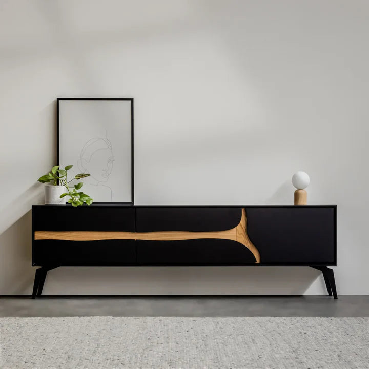 plank tv rack