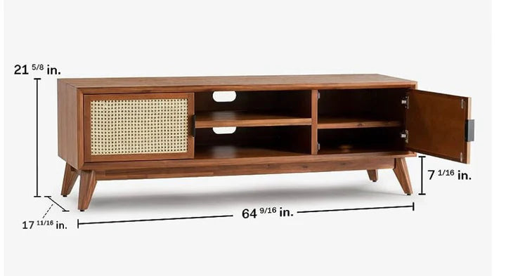 Cedar tv rack