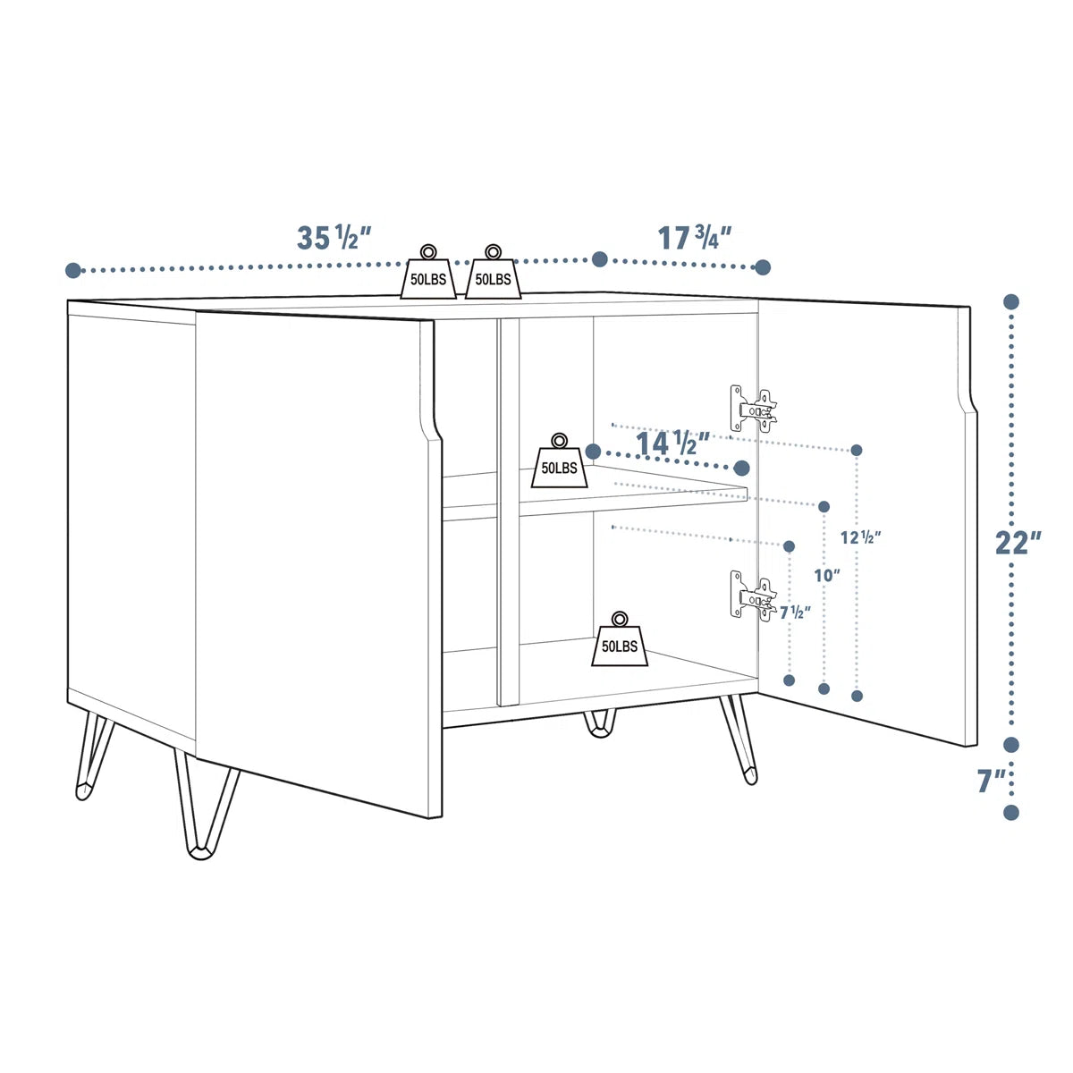 Polo storage console