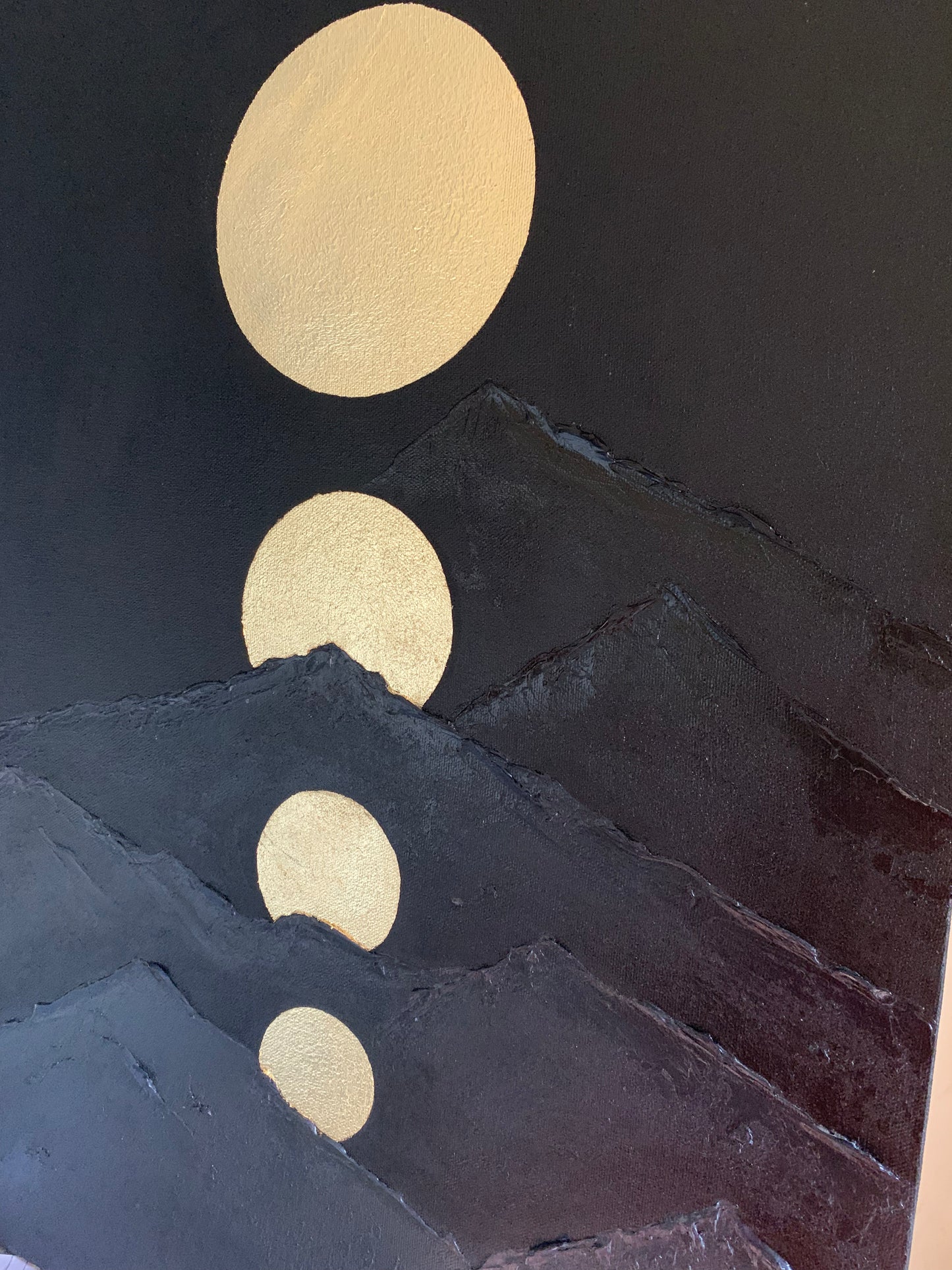 Lunar Peaks Texture Painting-0002