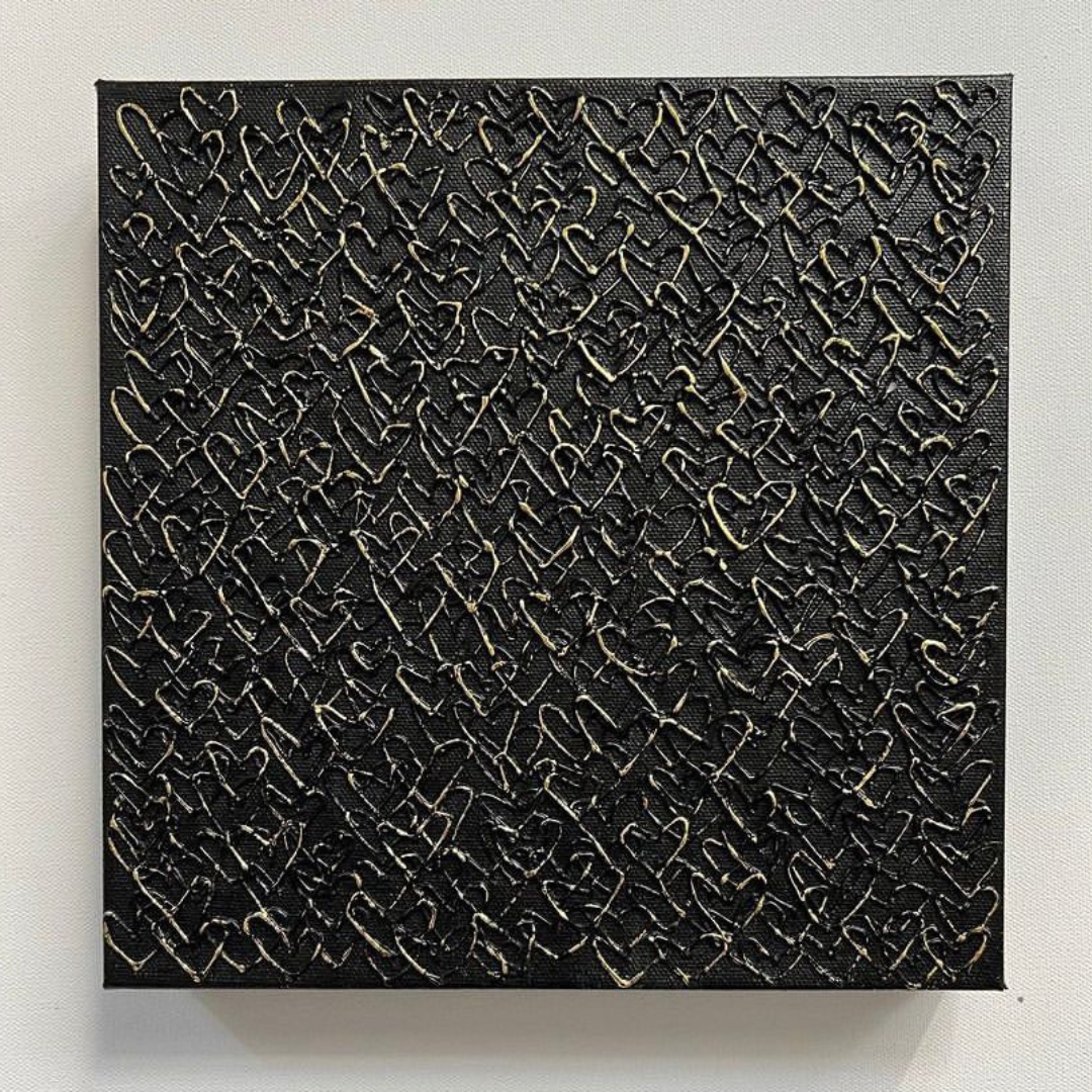 Heartfelt Abstraction Texture Painting- 0005