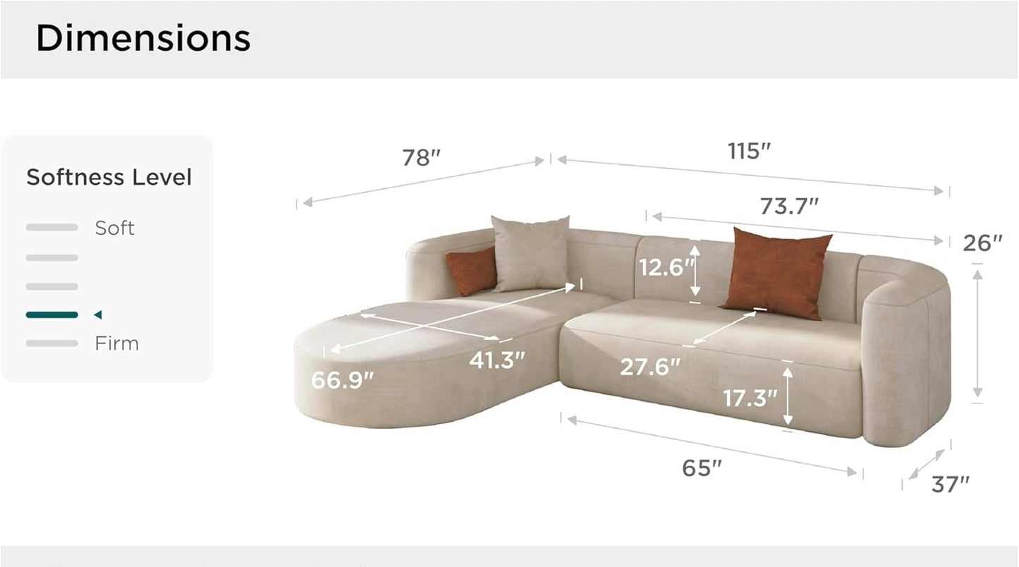 Bella L-shape sofa