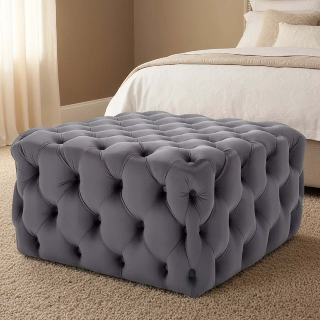 Citron ottoman