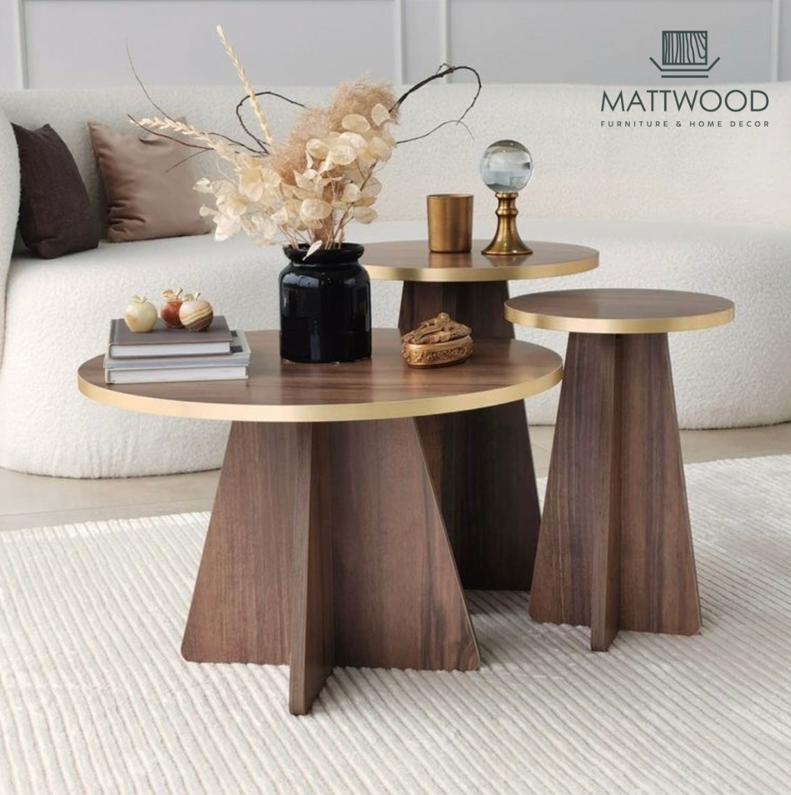 Turmeric center tables