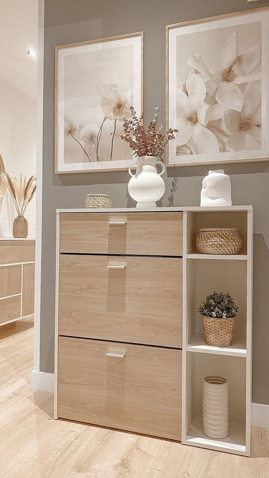 Pine storage cabinet
