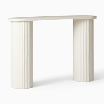 Fluted console