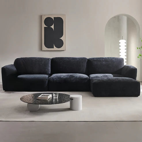 L shaped comfy sofa