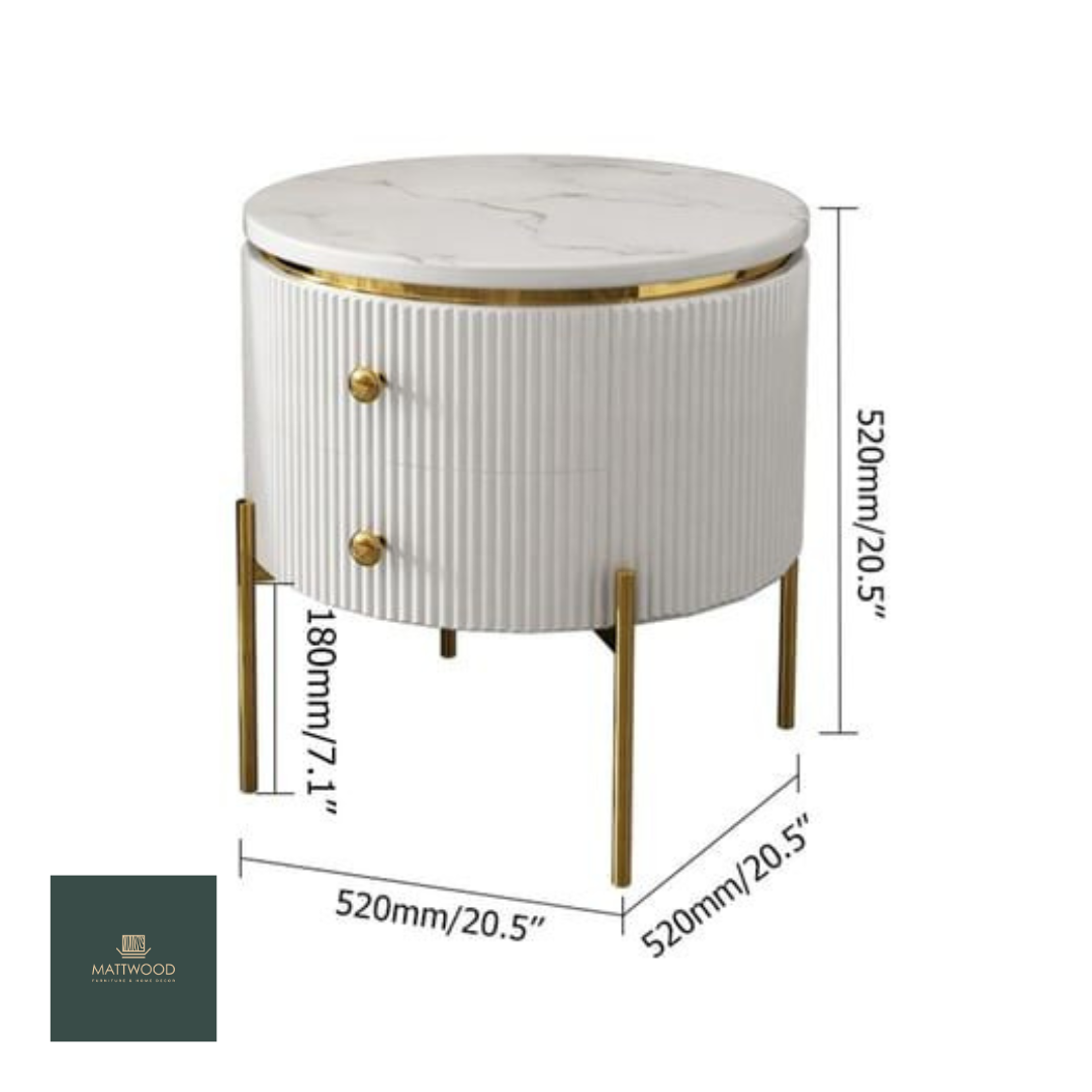 Cylinder side table