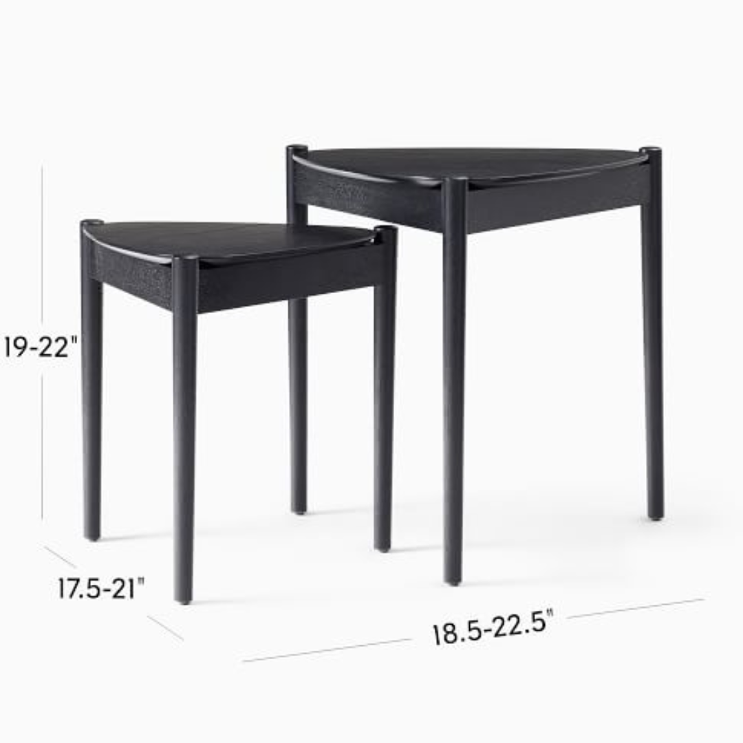 Tripod premium nesting tables