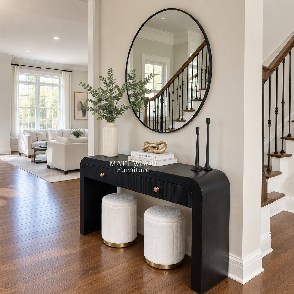 Luxe console & mirror