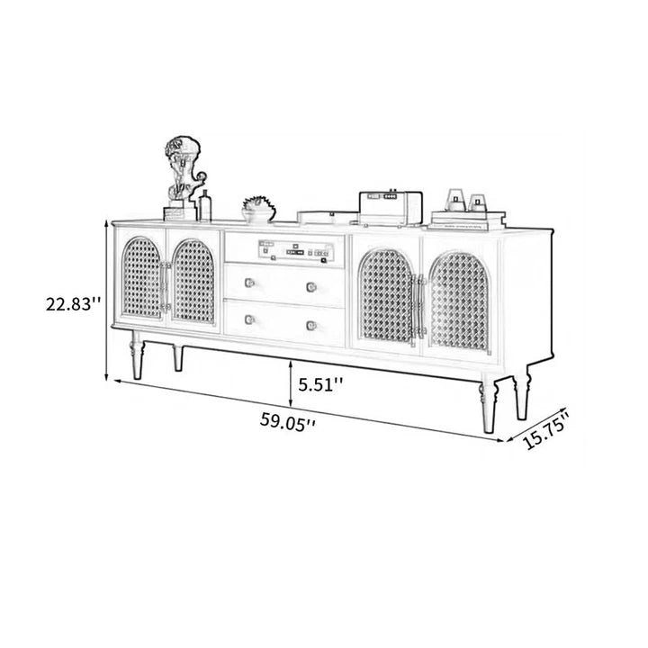 nuvox tv rack