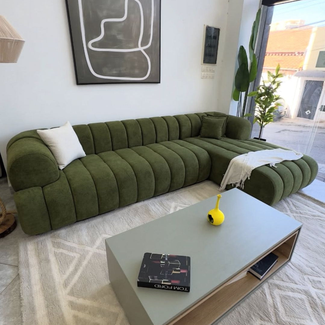 Bristol bubble L shape sofa 6 seats