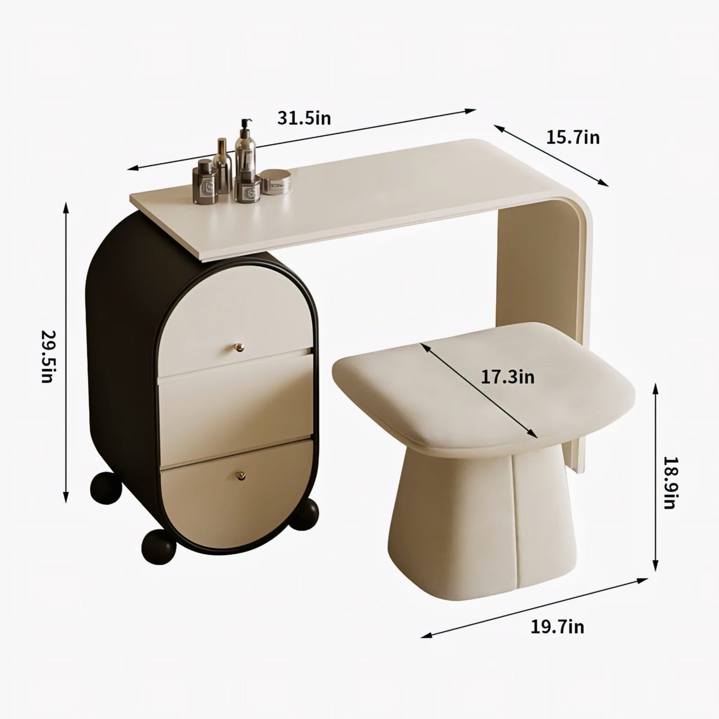 Solvo makeup vanity