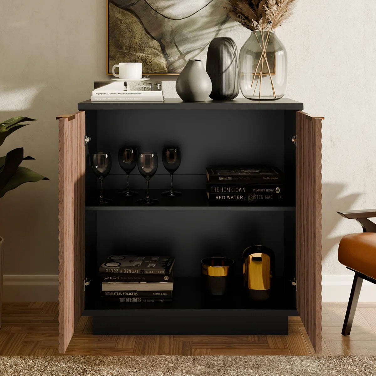 Decmod storage cabinet console