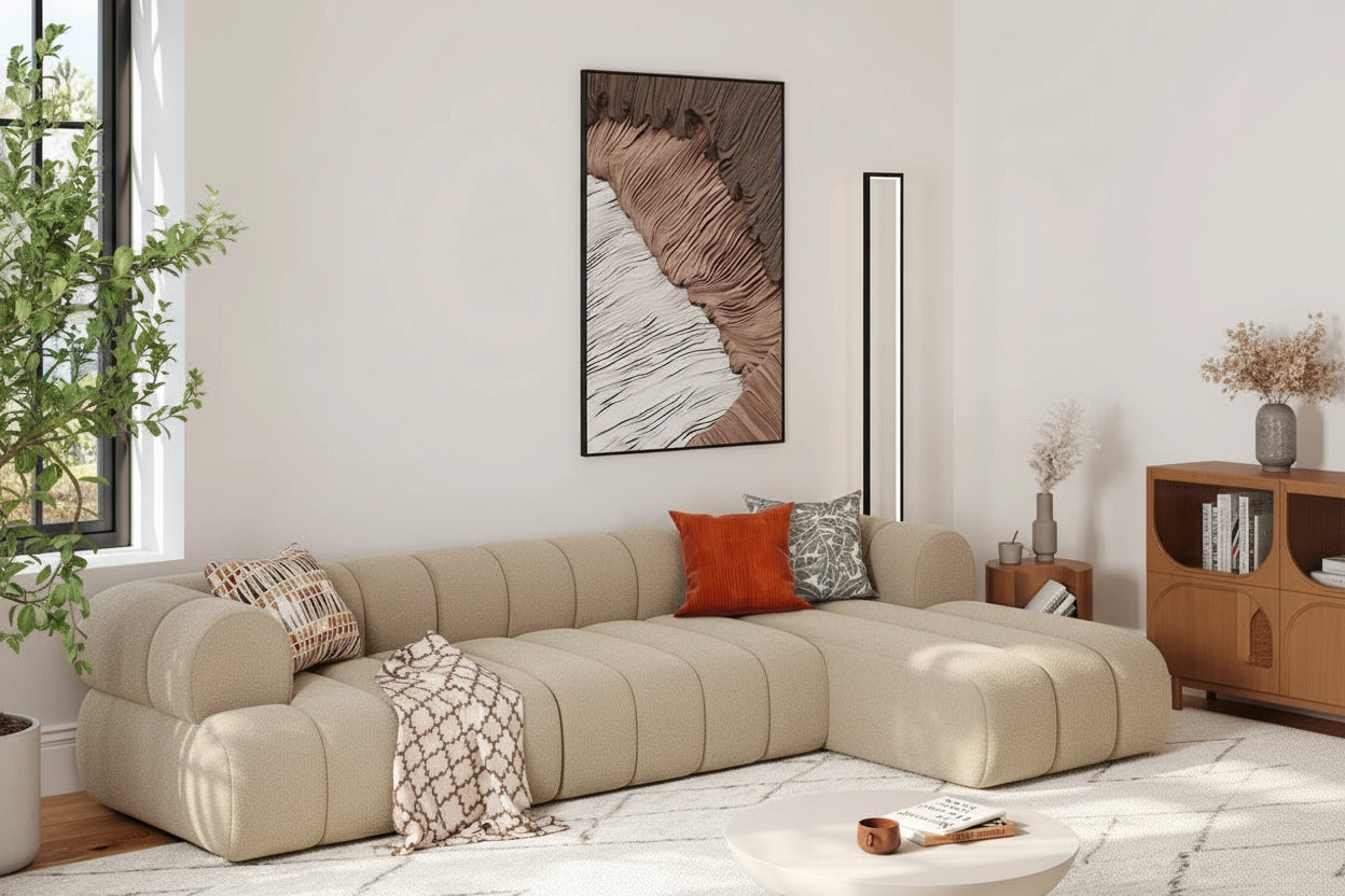 Cuna L shape sofa