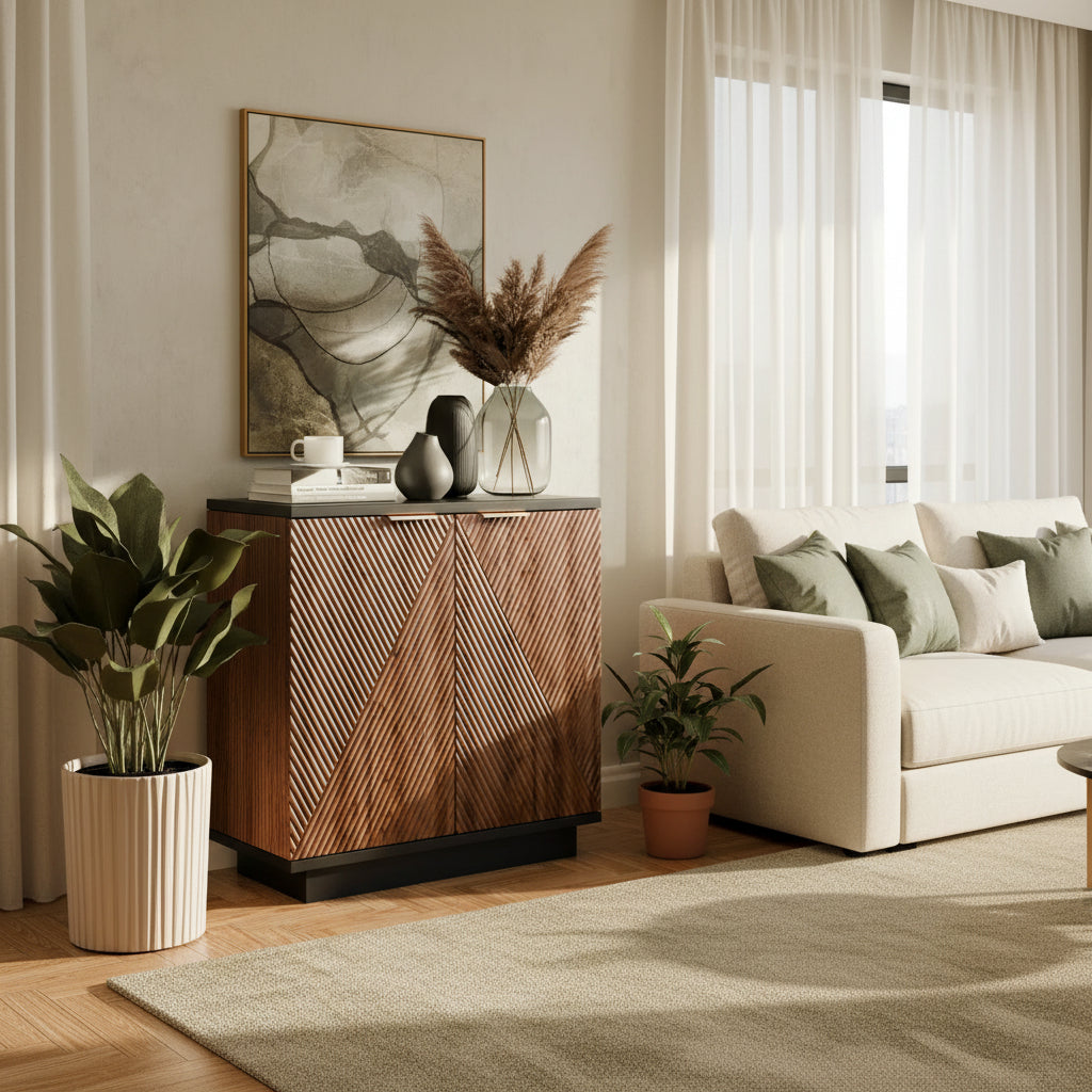 Decmod storage cabinet console