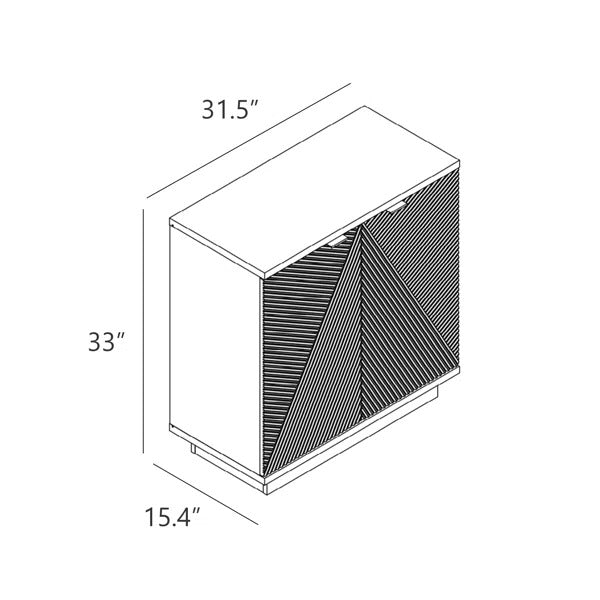 Decmod storage cabinet console