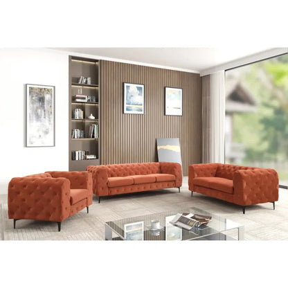 Tufted sofa