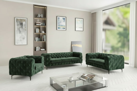 Tufted sofa