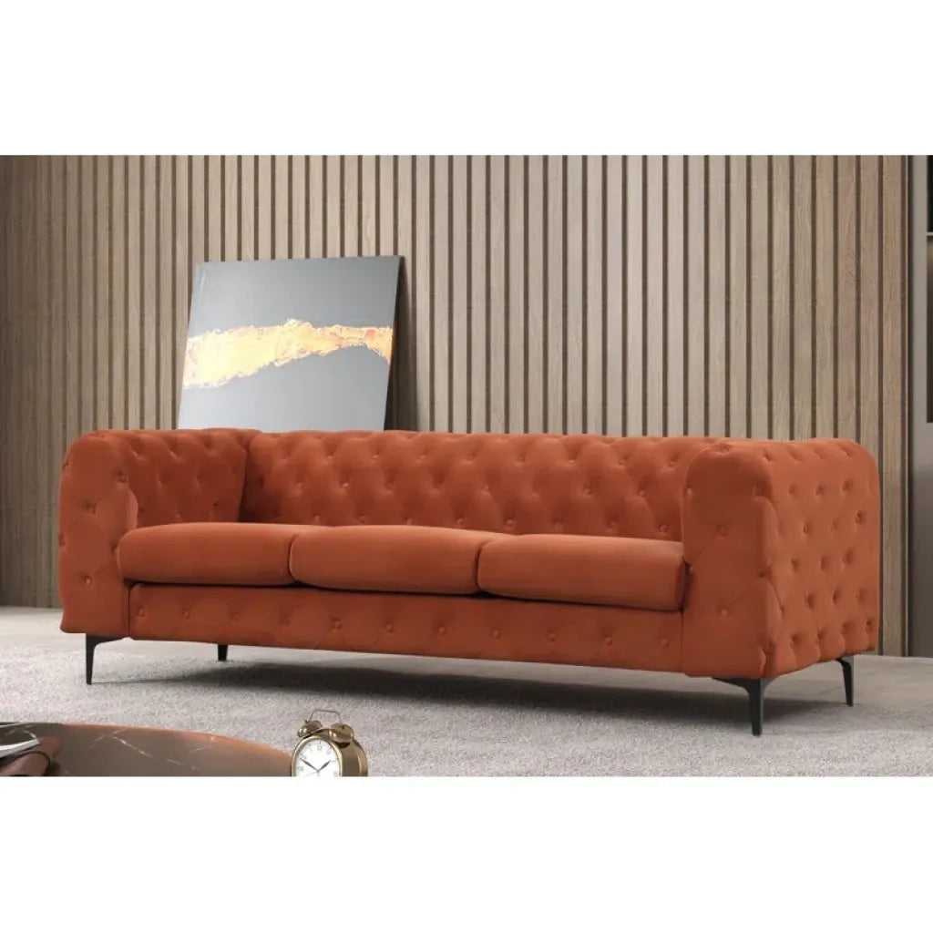 Tufted sofa