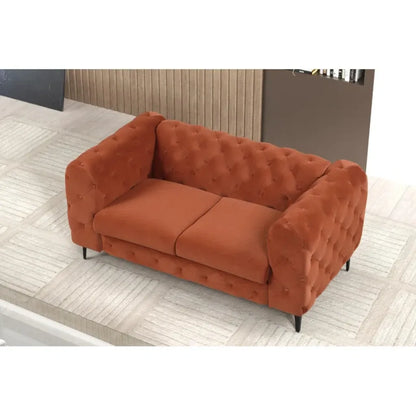 Tufted sofa
