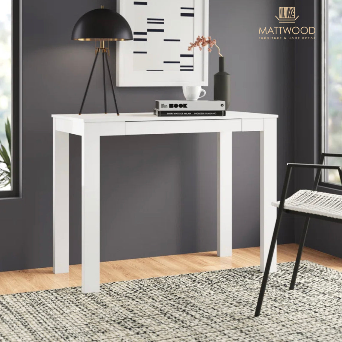 Computer Study Table Matt Maple study table – Matt Wood
