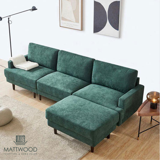Olive L-shape sofa